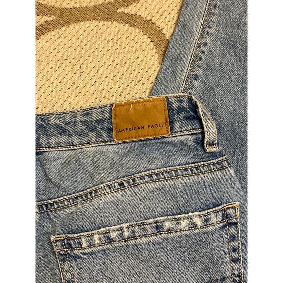 American Eagle Outfitters Balloon Blue Jean, size 0 short - Picture 3 of 14